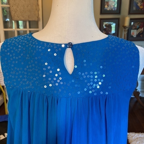 JOAN Rivers beautiful blue dress!! - Picture 6 of 8